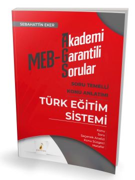 Pelikan Yayınları MEB – AGS Türk Eğitim Sistemi Soru Temelli Konu Anlatımı