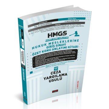 Savaş Yayınları HMGS Özet Konu Anlatımı Ceza Yargılama Usulü