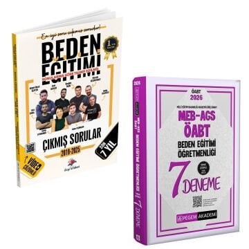Dizgi Kitap 2026 Meb Ags Öabt Beden Eğitimi Son 7 Yıl Çıkmış Sorular ve MEB AGS ÖABT Beden Eğitimi Öğretmenliği Tamamı Çözümlü 7 Deneme Seti