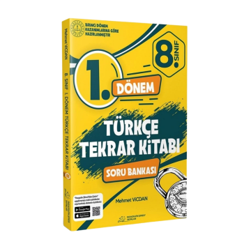 Paragrafın Şifresi 8. Sınıf 1. Dönem Türkçe Tekrar Kitabı Soru Bankası