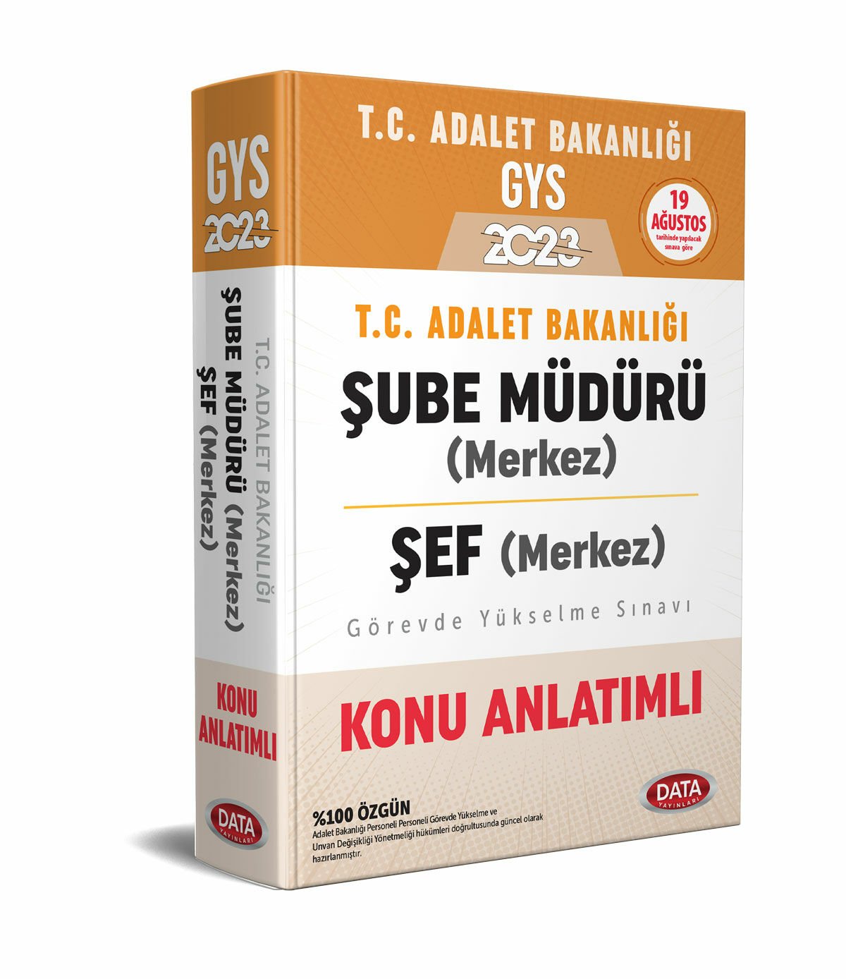 ADALET BAKANLIĞI ŞUBE MÜDÜRÜ (MERKEZ) ŞEF (MERKEZ) GYS KONU ANLATIMLI