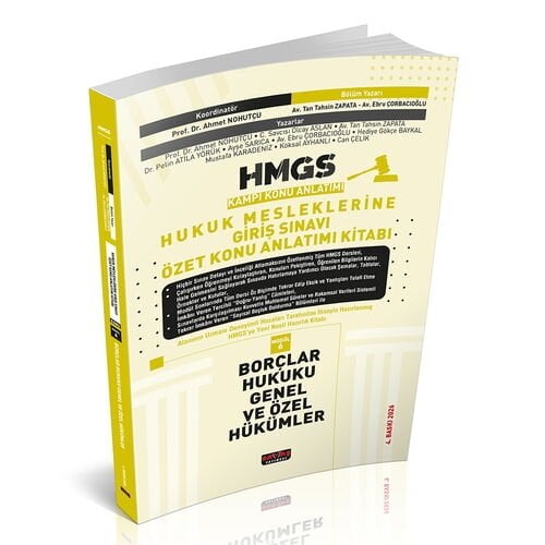 HMGS Özet Konu Anlatımı Borçlar Hukuku Genel ve Özel Hükümler Savaş Yayınları