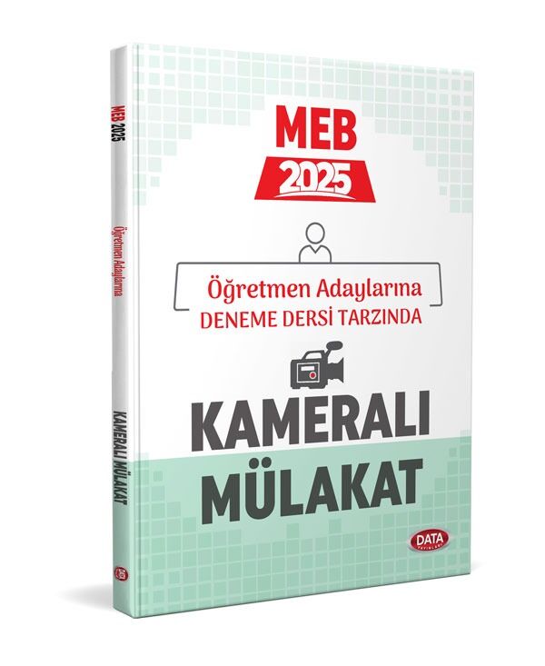 Meb Öğretmen Adaylarına Kameralı Mülakat Data Yayınları