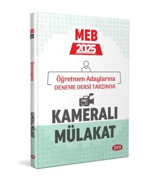 Data Yayınları 2025 MEB Öğretmen Adaylarına Kameralı Mülakat