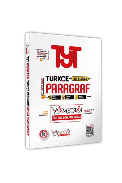 2026 YKS-TYT Türkçe Asimetrik Paragraf Özgün Soru Bankası Yeni Nesil Asimetrik Yayınları