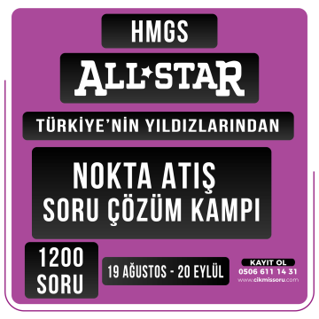 2024 HMGS Nokta Atış Soru Çözüm Kampı