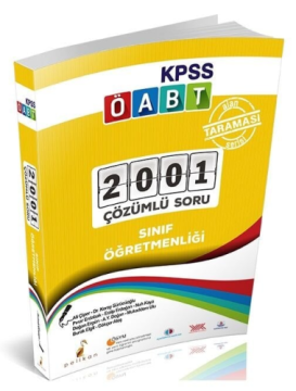 Pelikan Yayınları MEB - AGS ÖABT Sınıf Öğretmenliği Alan Taraması Serisi 2001 Çözümlü Soru