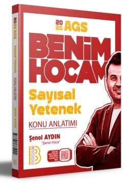 Benim Hocam Yayınları 2026 MEB-AGS Sayısal Yetenek Konu Anlatımı Şenol Aydın