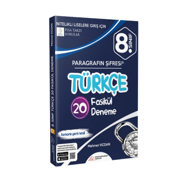 Paragrafın Şifresi 8. Sınıf LGS Türkçe 20 Fasikül Deneme