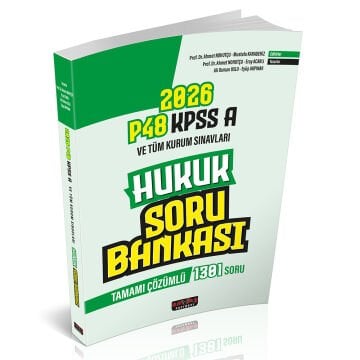 P48 KPSS A Grubu Hukuk Tamamı Çözümlü Soru Bankası Savaş Yayınları