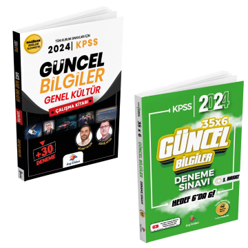 Dizgi Kitap 2024 Kpss Güncel Bilgiler&Genel Kültür Çalışma Kitabı+Deneme Seti