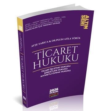 Savaş Yayınları Ticaret Hukuku Konu Anlatımı