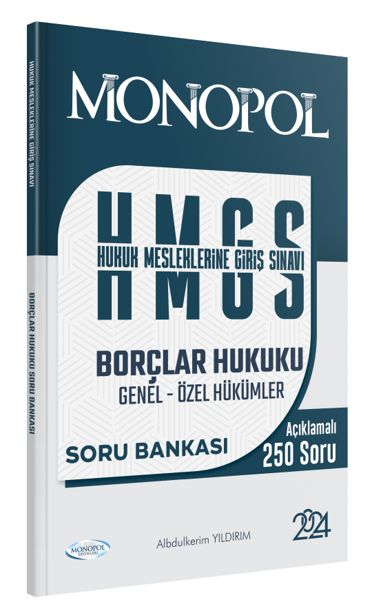 Hmgs Borçlar Hukuku Genel – Özel Hükümler Soru Bankası Monopol Yayınları