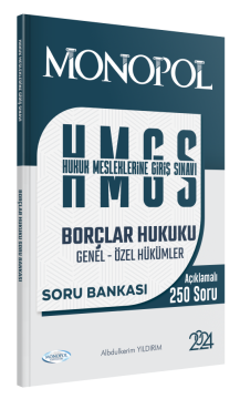 Hmgs Borçlar Hukuku Genel – Özel Hükümler Soru Bankası Monopol Yayınları