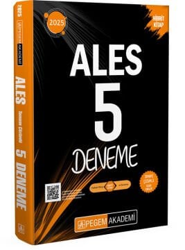 2025 ALES Tamamı Çözümlü 5 Deneme Pegem Yayınları