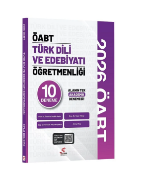 2026 ÖABT MEB-AGS Türk Dili ve Edebiyatı Öğretmenliği 10 Deneme Çözümlü Tekrar Akademi Yayınları