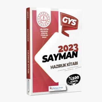 2023 MEB GYS SAYMAN HAZIRLIK KİTABI