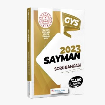2023 MEB GYS SAYMAN SORU BANKASI
