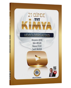 Bilgi Sarmal Yayınları TYT Kimya 21 Günde Video Ders Kitabı