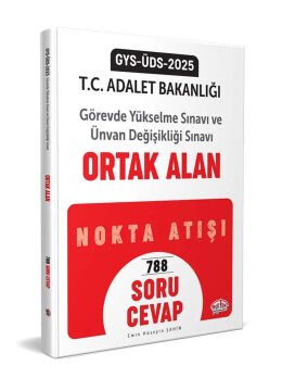 Adalet Bakanlığı Gys-Uds Ortak Alan Soru-Cevap Editör Yayınları
