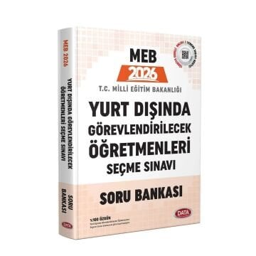 Data Yayınları 2026 MEB Yurt Dışında Görevlendirilecek Öğretmenleri Seçme Sınavı Soru Bankası