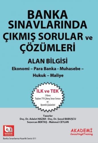 Banka Sınavlarında Çıkmış Sorular ve Çözümleri Alan Bilgisi