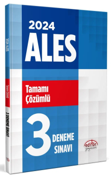ALES 3 Fasikül Çözümlü Deneme Sınavı