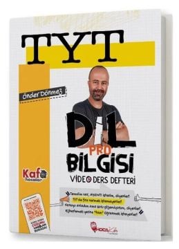 YKS TYT Dil Bilgisi Pro Video Ders Defteri - Önder Dönmez Hoca Kafası Yayınları