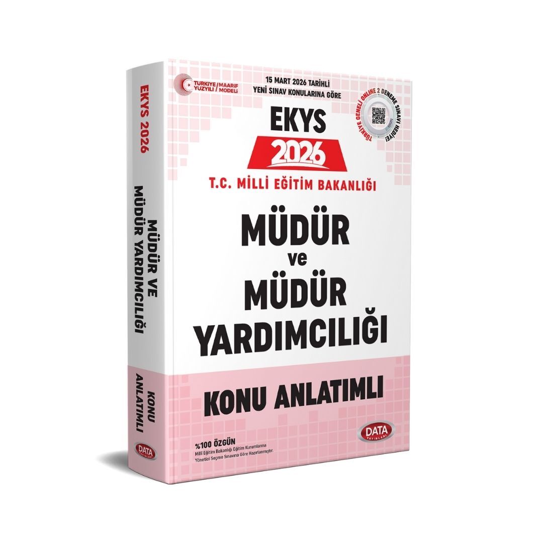 2026 MEB EKYS Müdür ve Müdür Yardımcılığı Konu Anlatımlı (Maarif Modeline Göre) Data Yayınları