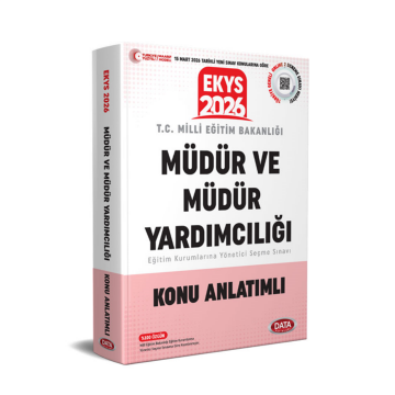 Data Yayınları 2026 MEB EKYS Müdür ve Müdür Yardımcılığı Konu Anlatımlı (Maarif Modeline Göre)