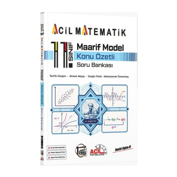 Acil Yayınları 11. Sınıf Acil Matematik Maarif Model Konu Özetli Soru Bankası