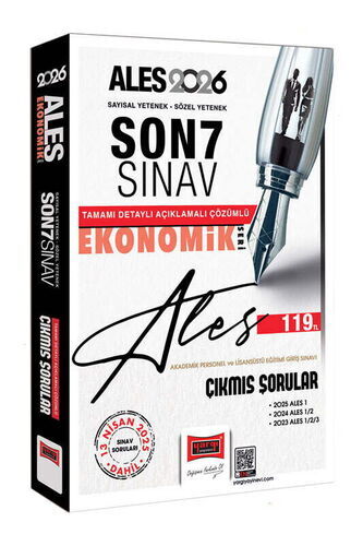 2026 ALES Ekonomik Seri Son 7 Sınav Çıkmış Sorular (13 Nisan 2025 Sınavı Dahil) Yargı Yayınları