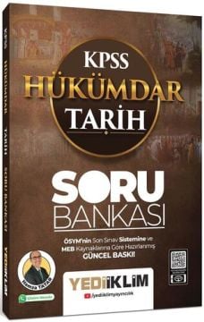 Yediiklim Yayınları KPSS Hükümdar Tarih Soru Bankası