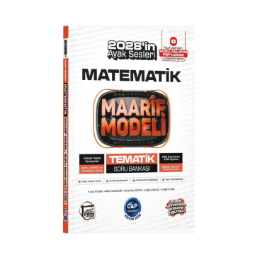 Çap Yayınları Üniversiteye Hazırlık Matematik Ders Platosu Maarif Modeli Tematik Soru Bankası