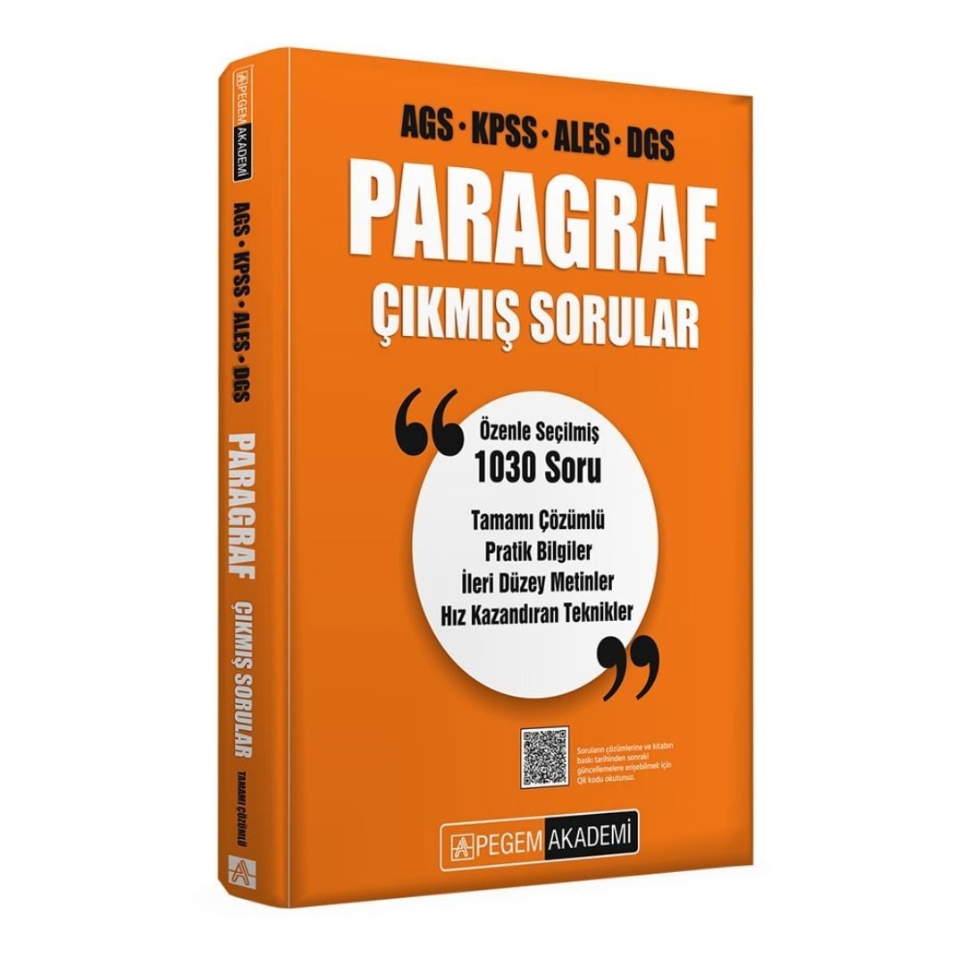 Paragraf Çıkmış Sorular Pegem Yayınları