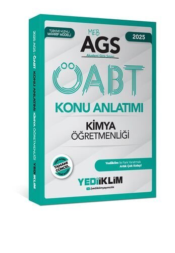MEB AGS ÖABT Kimya Öğretmenliği Konu Anlatımı Yediiklim Yayınları