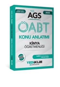 MEB AGS ÖABT Kimya Öğretmenliği Konu Anlatımı Yediiklim Yayınları
