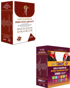 2026 ÇSA Adli Hakimlik Ders Notu & 2026 Adli Hakimlik Soru Bankası Modüler Seti Yetki Yayınları