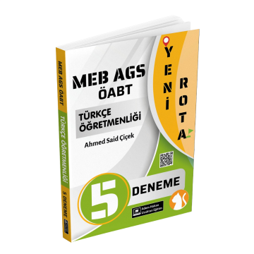 2025 Meb Ags ÖABT Türkçe Öğretmenliği Yeni Rota PDF Çözümlü 5 Deneme Ahmed Said Çiçek Adem Hakan Uzem