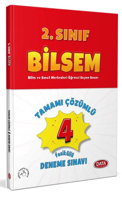 2. Sınıf Bilsem Tamamı Çözümlü Fasikül 4 Deneme Sınavı Data Yayınları