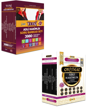 2026 Adli Hakimlik Soru Bankası Seti & Orijinal Adli Hakimlik Çıkmış Soru Bankası Seti Yetki Yayınları