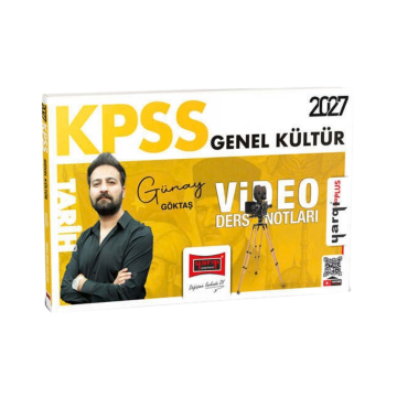 Yargı Yayınları 2027 KPSS Genel Kültür Tarih Video Ders Notları -  Günay Göktaş