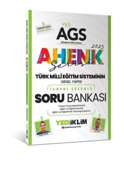 MEB AGS Ahenk Serisi Türk Milli Eğitim Sisteminin Genel Yapısı Tamamı Çözümlü Soru Yediiklim YayınlarıBankası