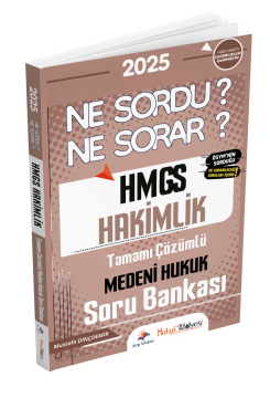 Dizgi Kitap Hukuk Atölyesi HMGS Hakimlik Ne Sordu Ne Sorar Medeni Hukuk Tamamı Çözümlü Soru Bankası Mustafa Dinçdemir