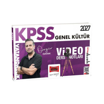 Yargı Yayınları 2027 KPSS Genel Kültür Vatandaşlık Video Ders Notları - Özgür Özkınık