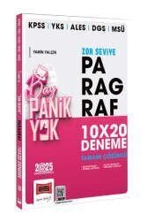 2025 KPSS YKS ALES DGS MSÜ Tamamı Çözümlü Panik Yok Zor Seviye Paragraf 10x20 Deneme Yargı Yayınları