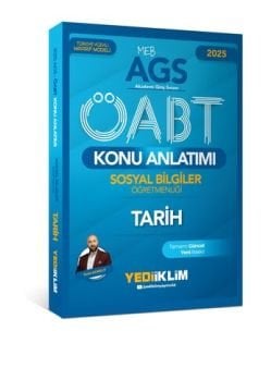 MEB AGS ÖABT Sosyal Bilgiler Öğretmenliği Tarih Konu Anlatımı Yediiklim Yayınları