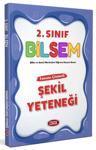 2. Sınıf Bilsem Tamamı Çözümlü Şekil Yeteneği Data Yayınları