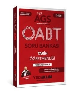 MEB AGS ÖABT Tarih Öğretmenliği Tamamı Çözümlü Soru Bankası Yediiklim Yayınları