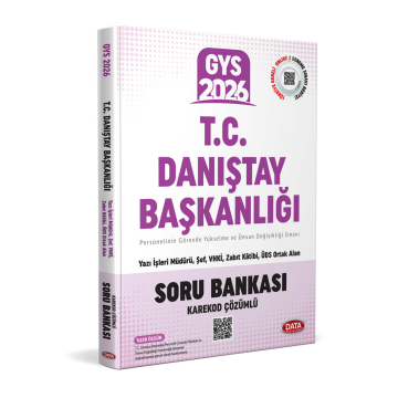 Data Yayınları T.C. Danıştay Başkanlığı GYS Soru Bankası - Karekod Çözümlü
